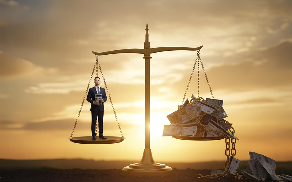 calculate how much need to be debt free